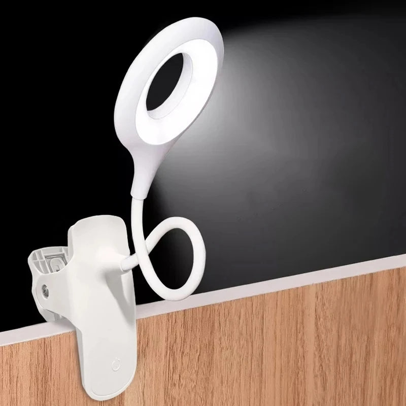Rechargeable LED Reading Light Desk Lamp with Eye Protection & 1800mAh Battery