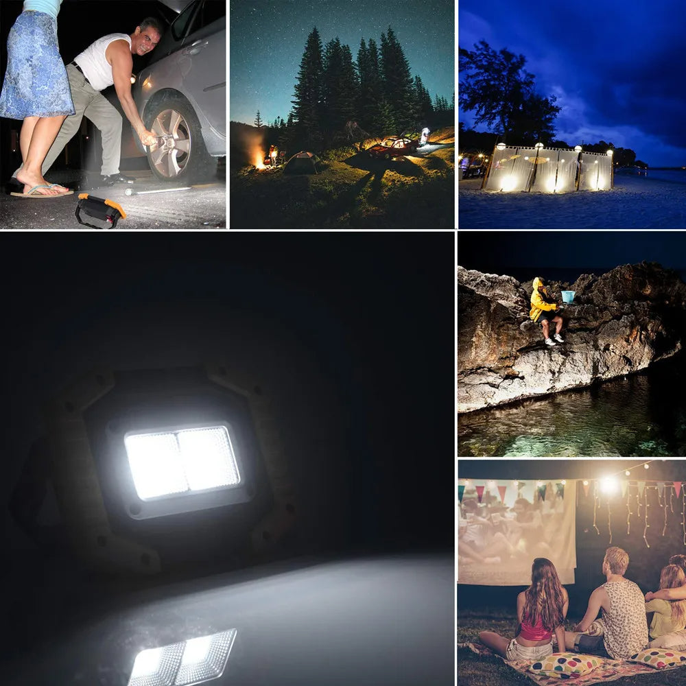 Rechargeable Cob Led Work Light Lamp with 3 Lights Modes