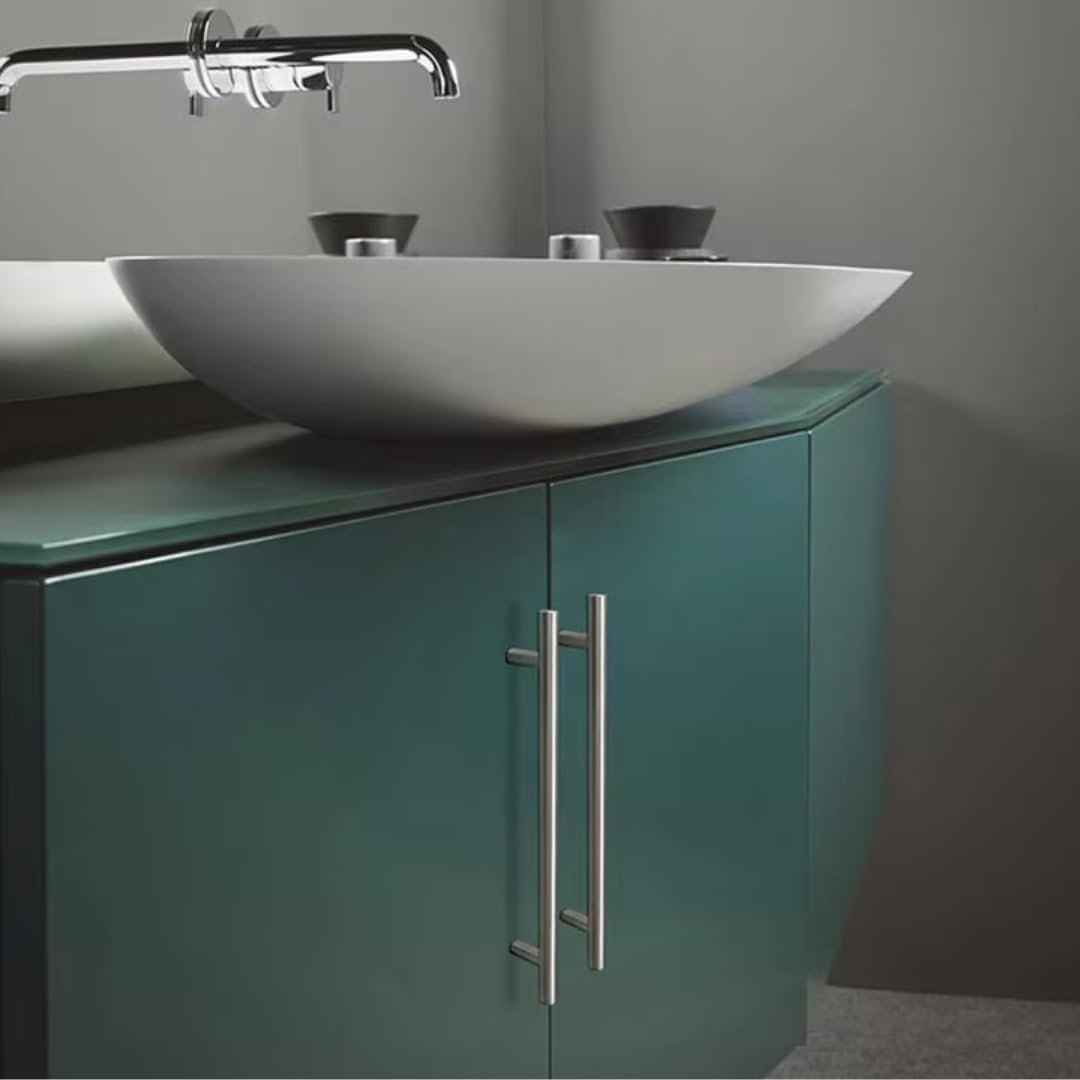 Premium Chrome Wardrobe Handles 160mm for Kitchen, Drawers