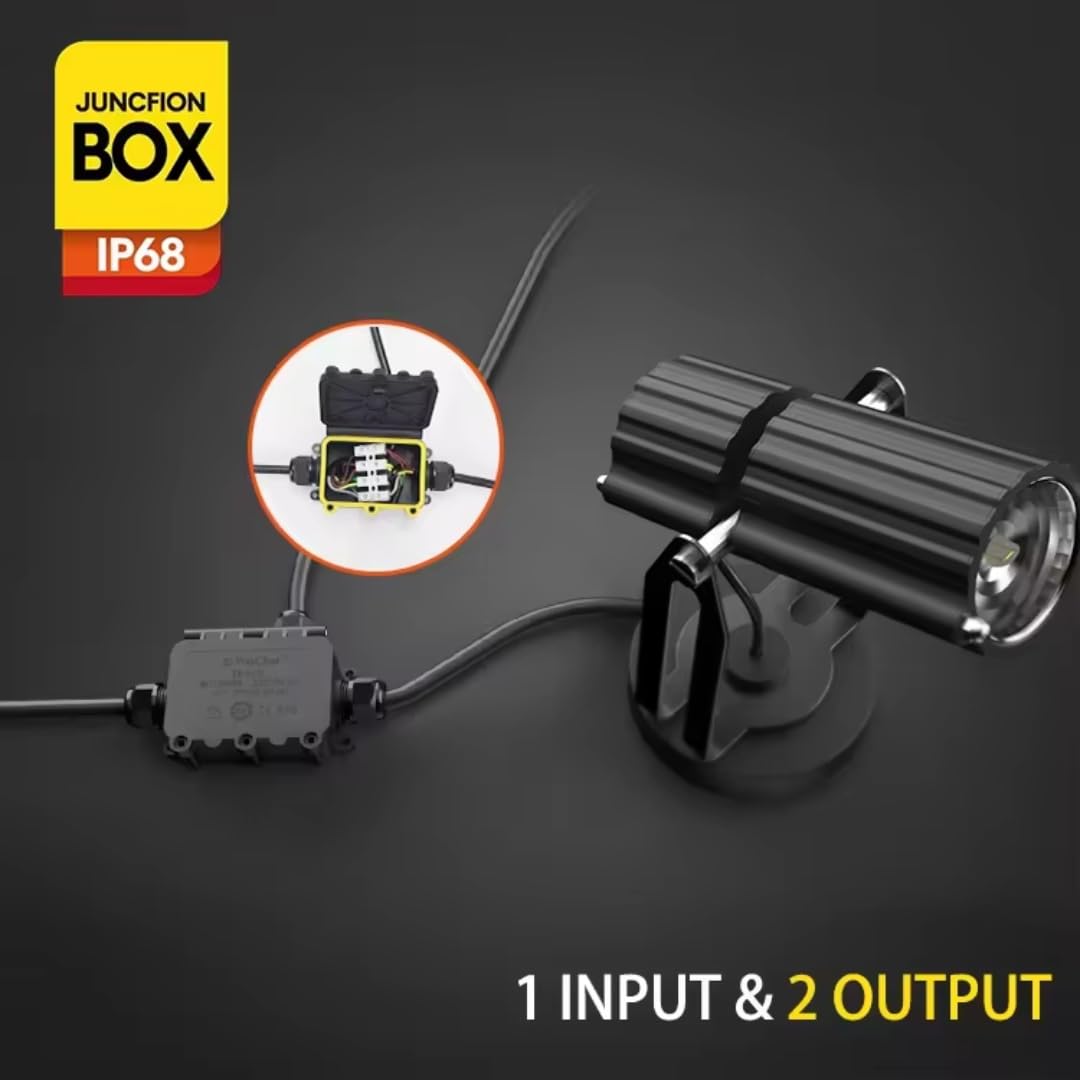 Electrical Waterproof Junction Box For Cable Connector 3 Way / 2 Way