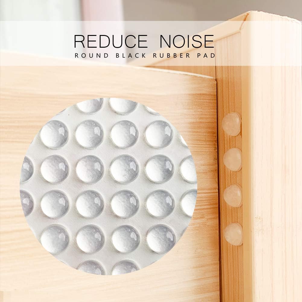 Strong Self-Adhesive Clear Door Stopper with Dots – Extra Grip and Protection