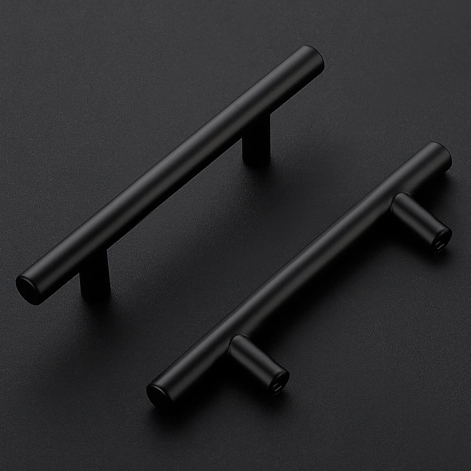 Black Wardrobe Handles – 96mm & 128mm Premium Pulls for Kitchen Drawers