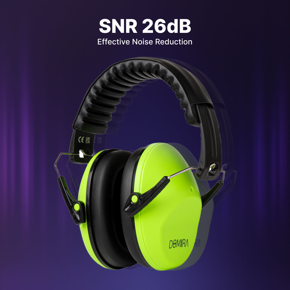Kids Noise-Cancelling Earmuffs – Adjustable, Comfortable & Soundproof-Light Green