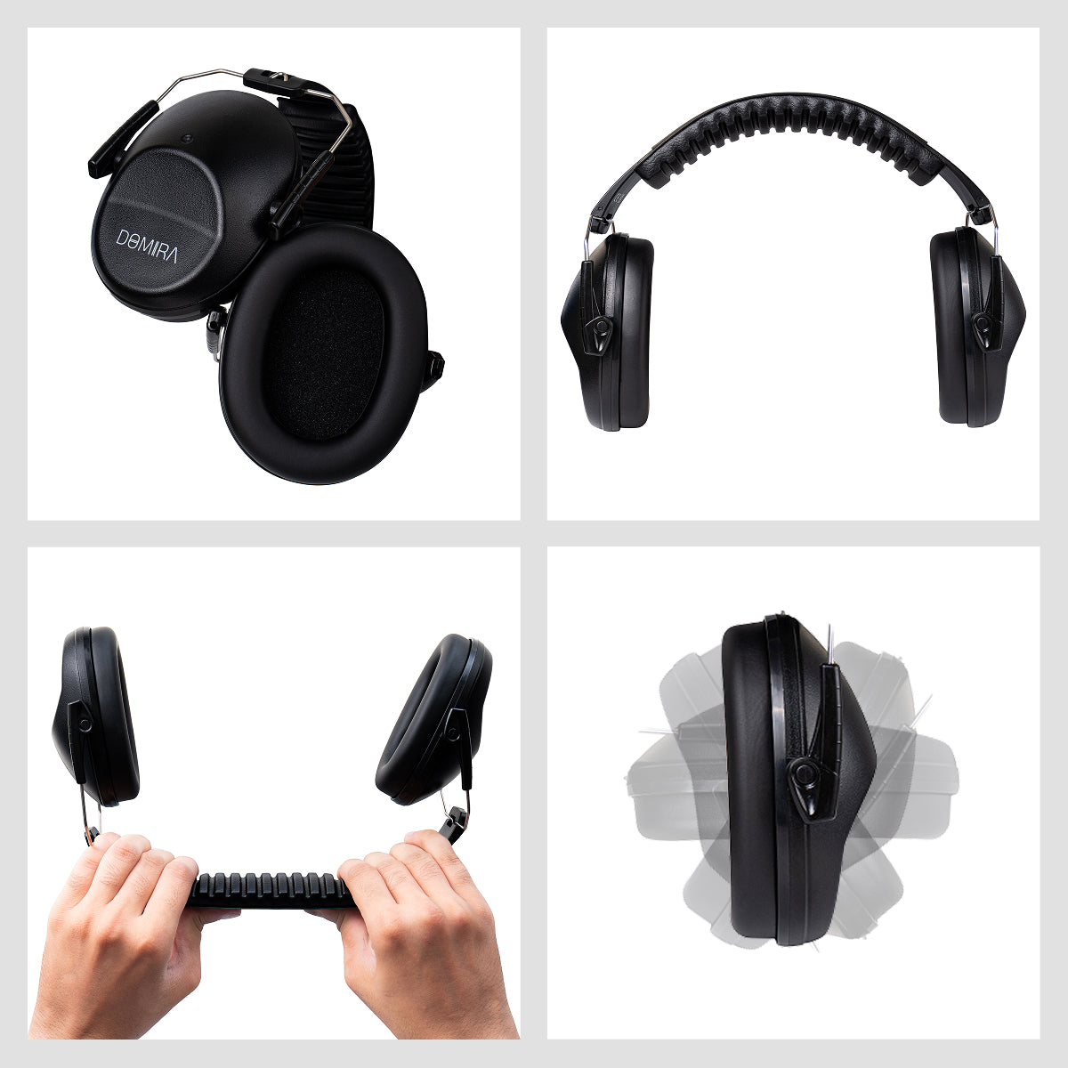 Kids Noise-Cancelling Earmuffs-Black – Adjustable, Comfortable & Soundproof