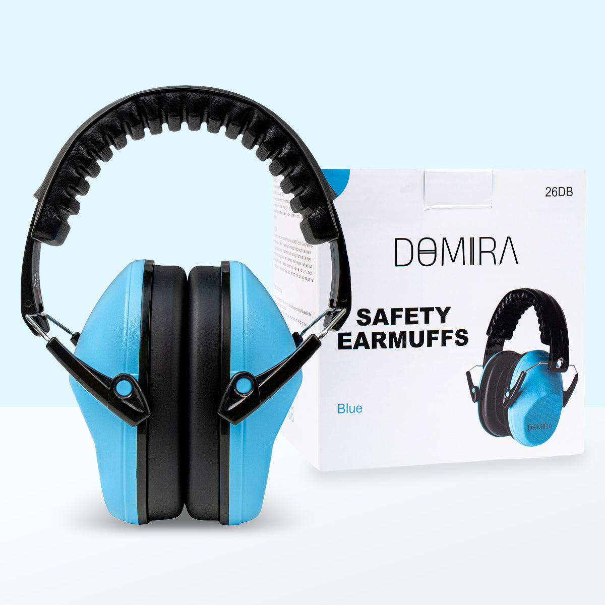 Kids Noise-Cancelling Earmuffs-Blue – Adjustable, Comfortable & Soundproof