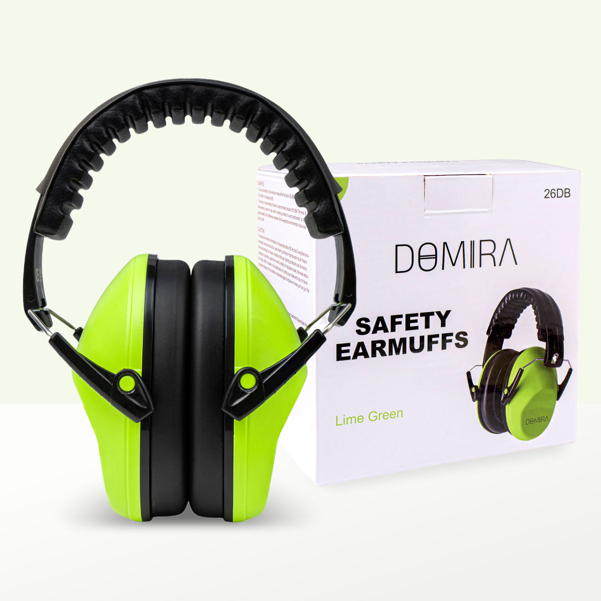 Kids Noise-Cancelling Earmuffs – Adjustable, Comfortable & Soundproof-Light Green