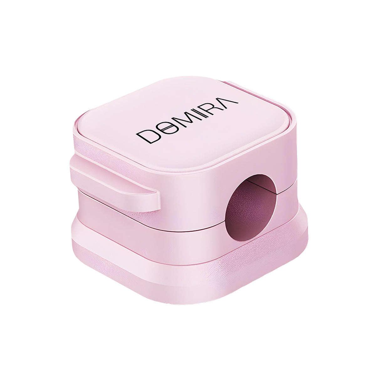 Pink Magnetic Cable Holder – Tidy Desk Organiser & Charger Clip