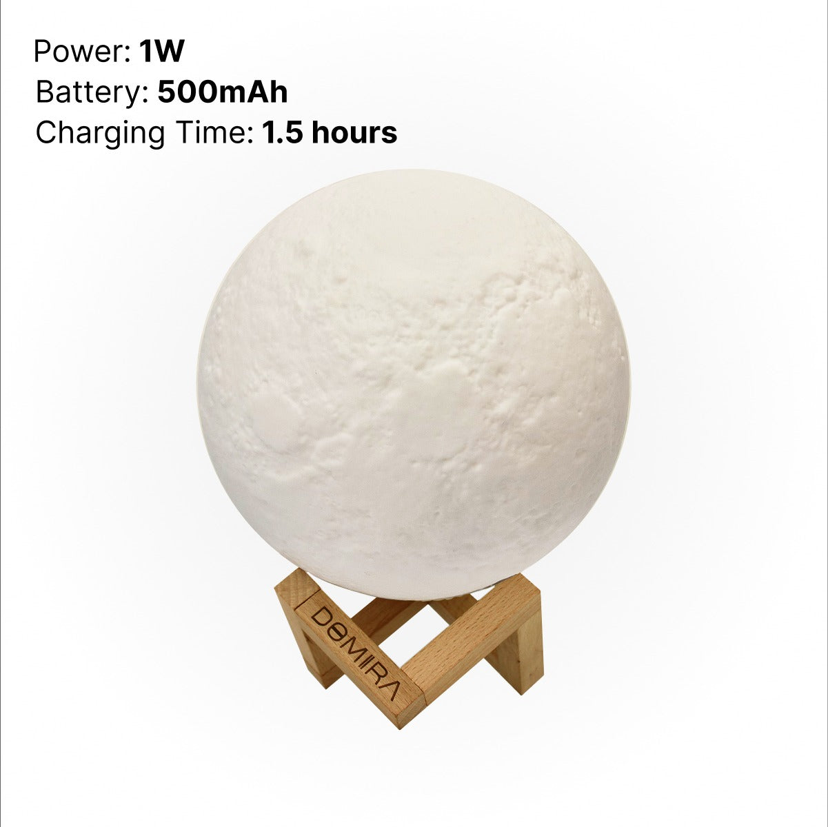Moon Lamp – 16 RGB Colors Rechargeable with Touch & Remote Control-13cm