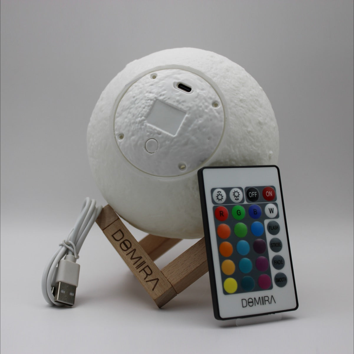 Moon Lamp – 16 RGB Colors Rechargeable with Touch & Remote Control-13cm