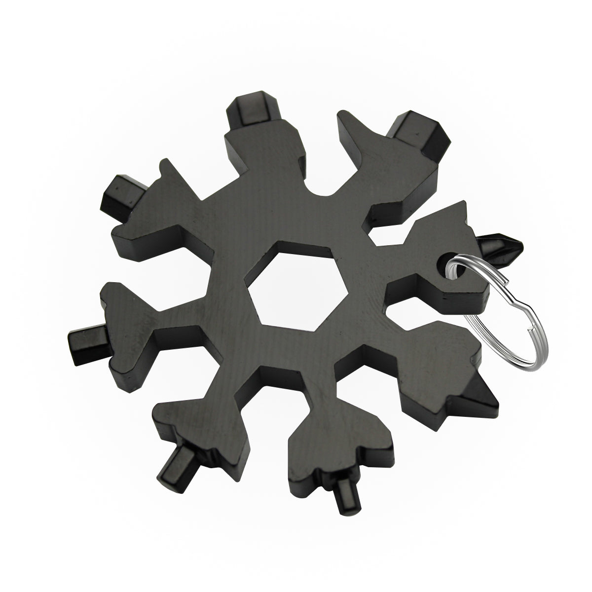 18-in-1 Snowflake Multitool Keychain | Pocket Tool for Outdoor