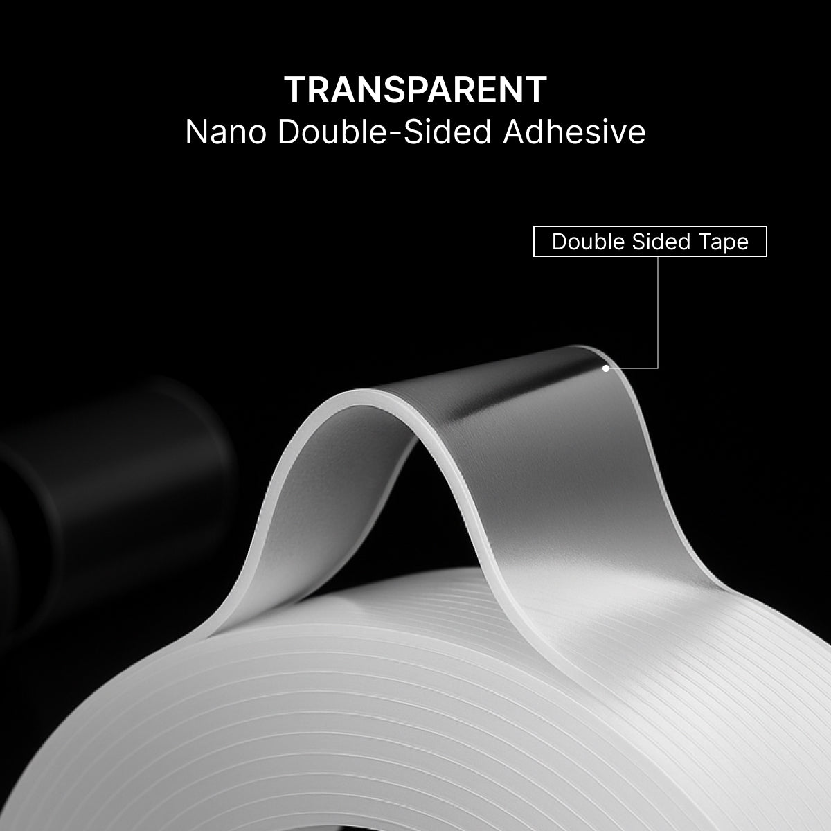Nano Double-Sided Grip Tape Transparent, Washable & Reusable