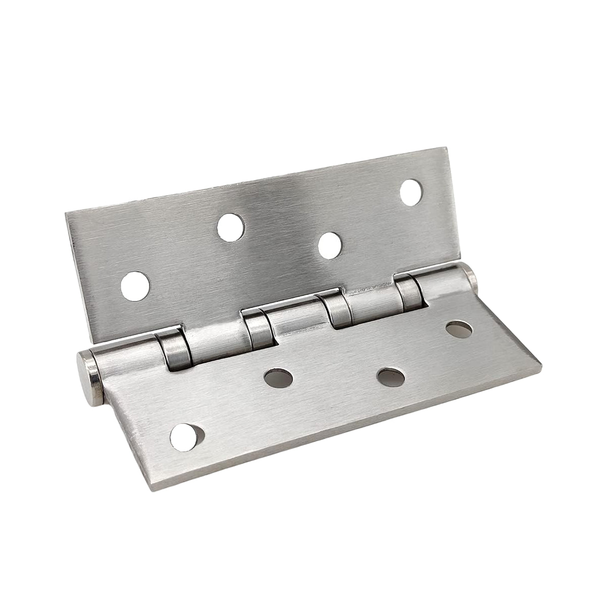 DOMIRA 4 inch (100mm) Polished Chrome Ball Bearing Hinges for Wooden Doors (2 Pairs)