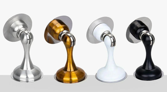 Best Magnetic Door Stopper Colours for Your Home: Black, White, Brass or Chrome