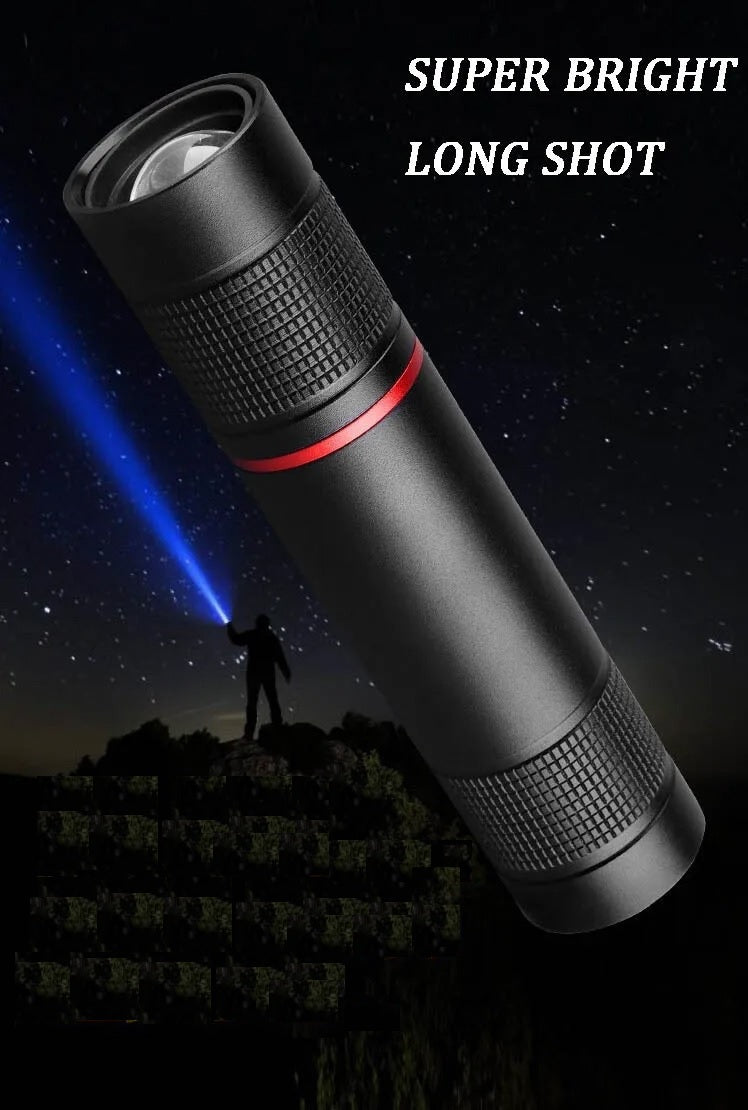 Rechargeable LED Flashlight – Super Bright & Waterproof