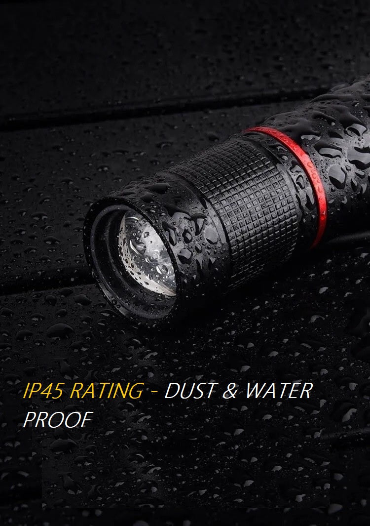 Rechargeable LED Flashlight – Super Bright & Waterproof