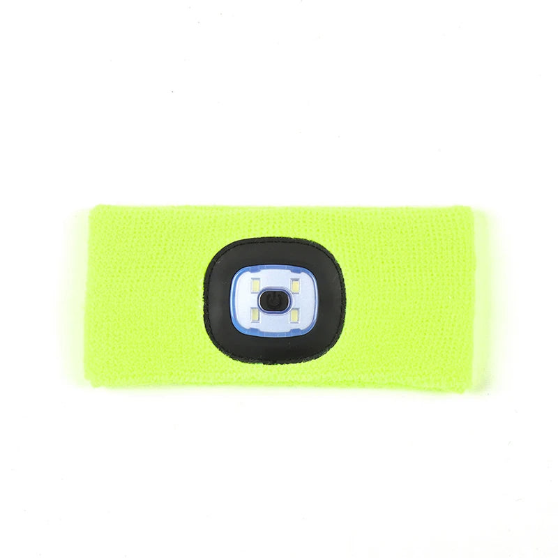 USB Rechargeable, Warm Knitted Design, 4 Light Settings, High Visibility for Outdoor Activities, Available in Multiple Colors