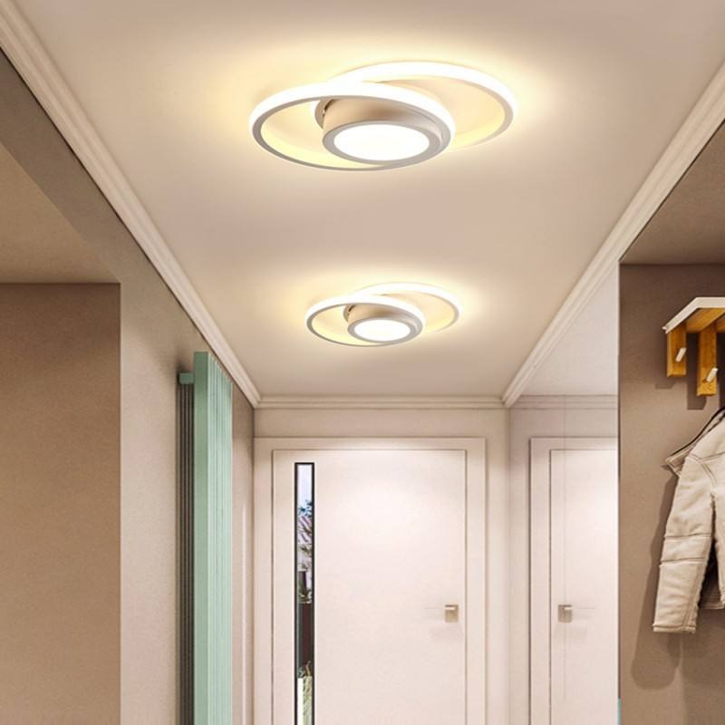 Round Modern LED Ceiling Light – Surface Mounted, Nordic Design, for Bedroom, Corridor, Balcony