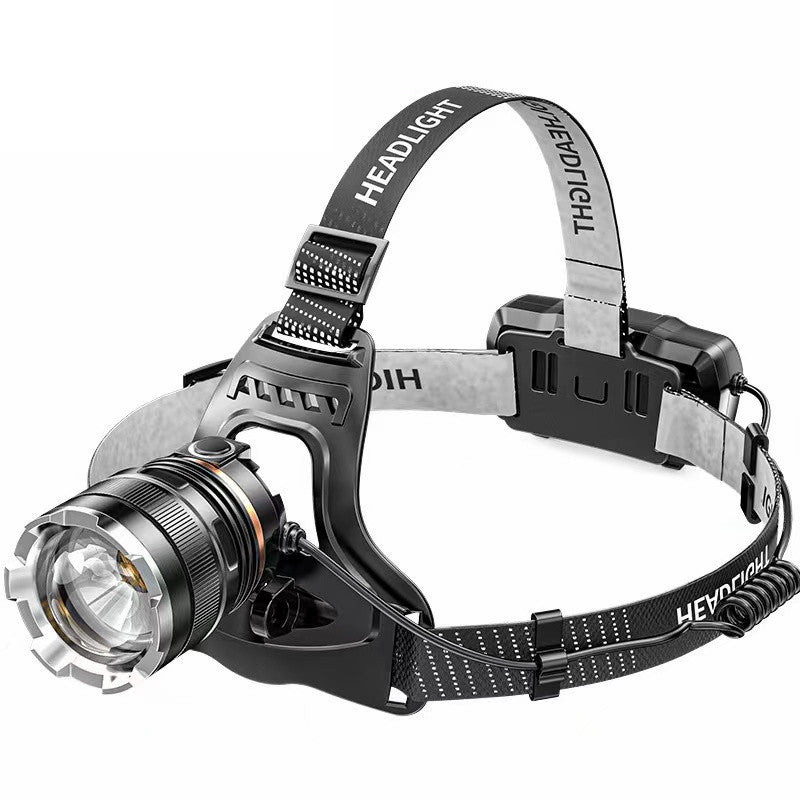 Rechargeable IP65 Waterproof LED Headlamp with P50 Strong Headlight-1200mAh Battery included