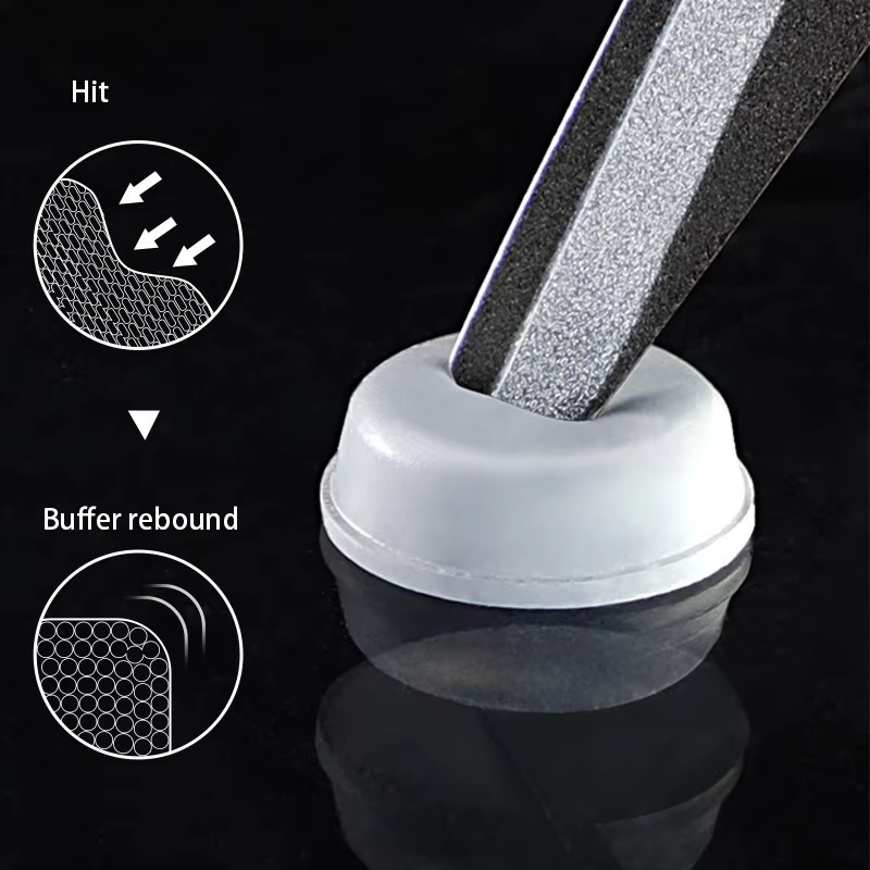 Strong Self-Adhesive Clear Door Stopper with Dots – Extra Grip and Protection