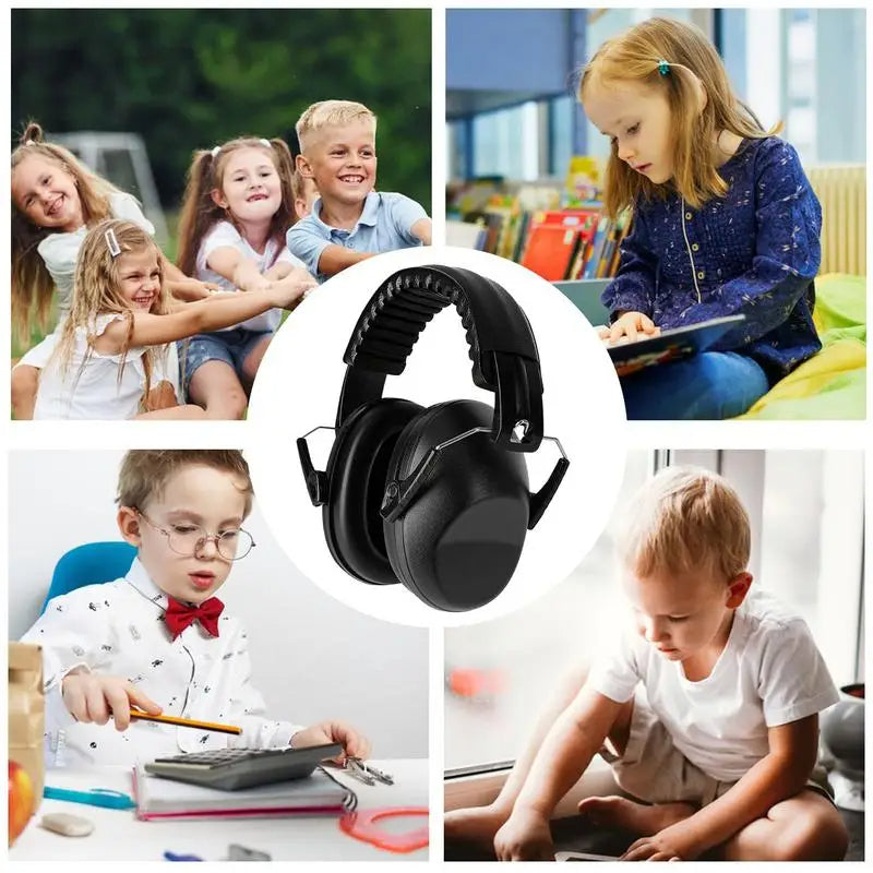 Kids Noise-Cancelling Earmuffs – Adjustable, Comfortable, and Soundproof for Reading & Sleep