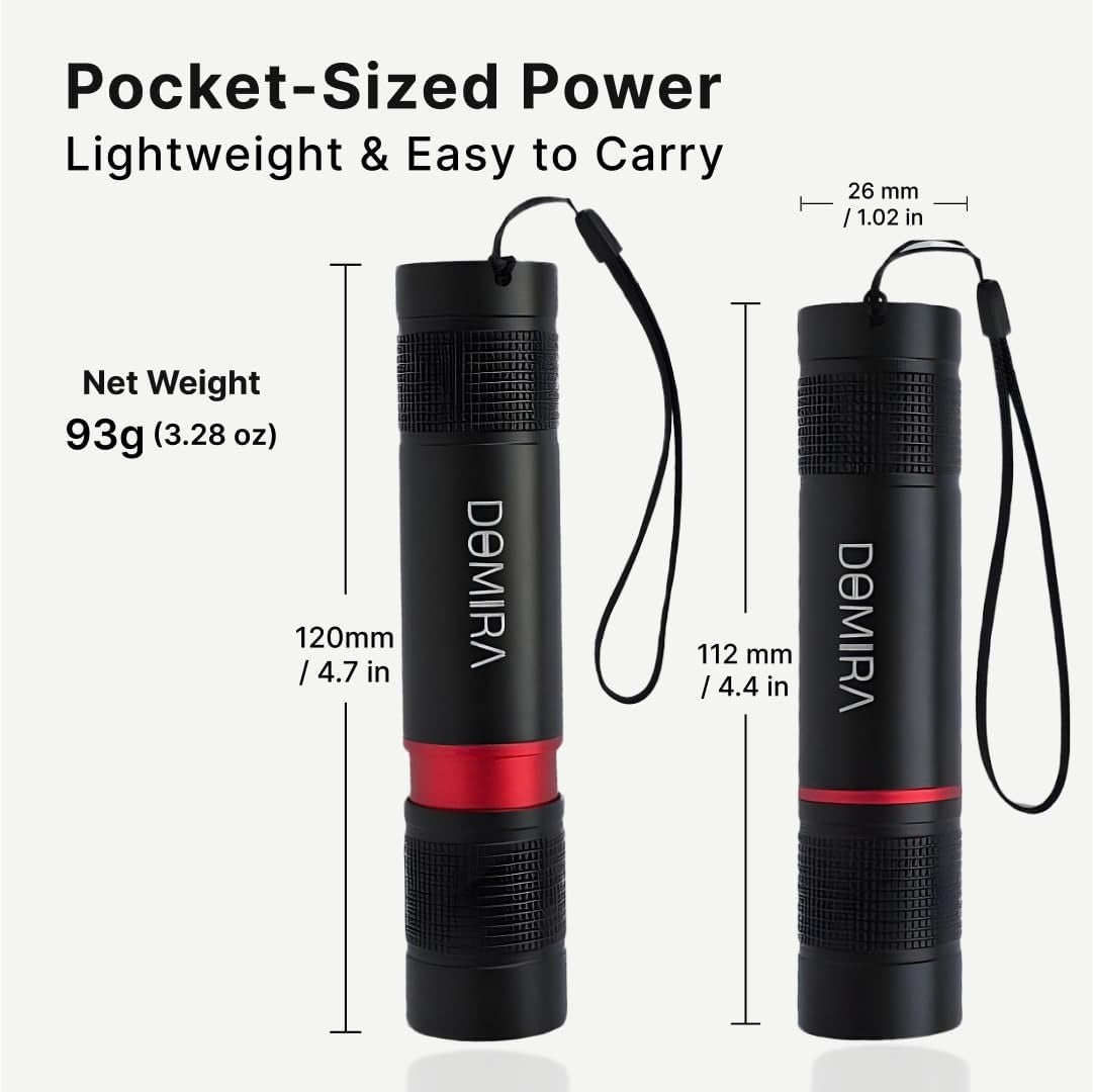 Rechargeable LED Flashlight – Super Bright & Waterproof Product-Pack of 2