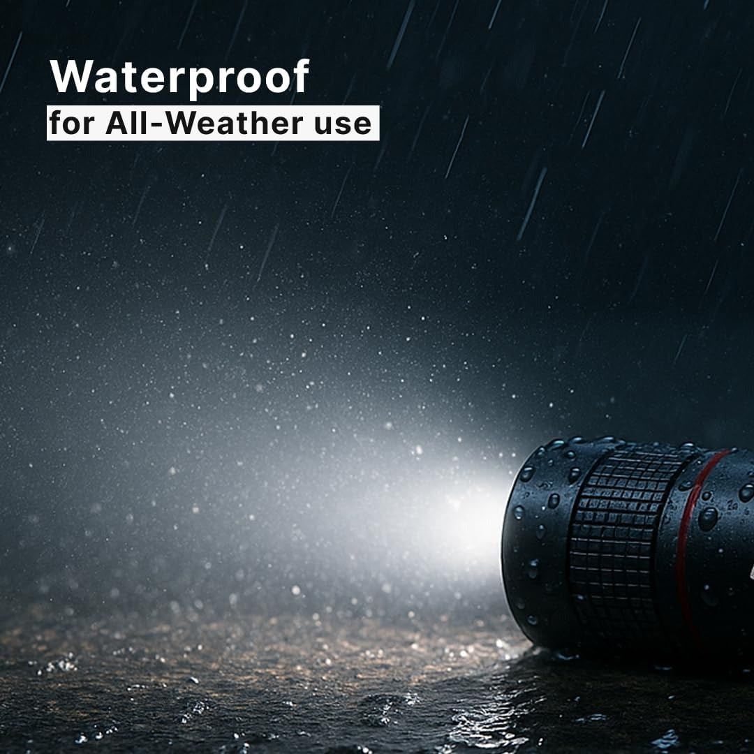 Rechargeable LED Flashlight – Super Bright & Waterproof Product-Pack of 2