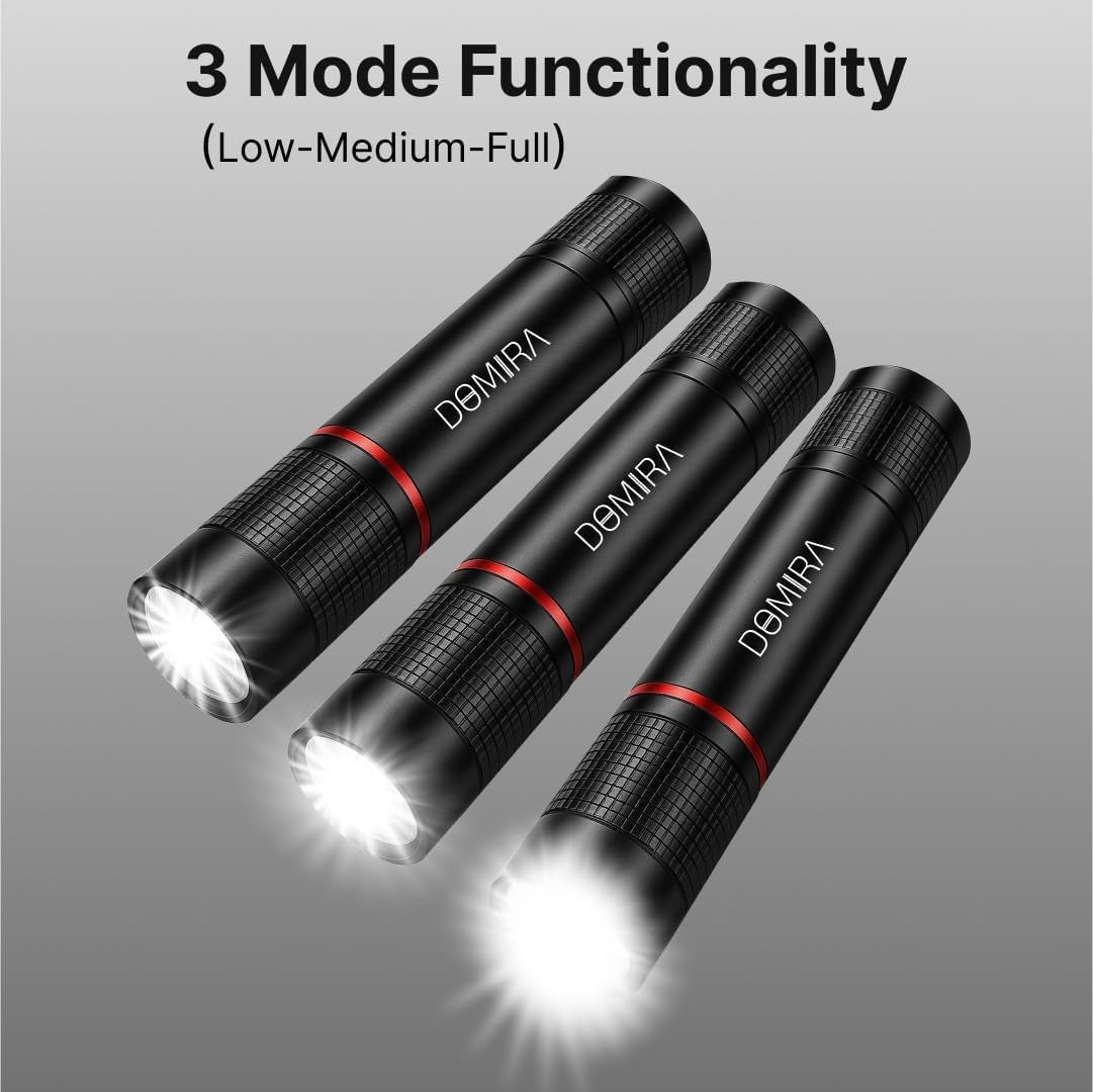 Rechargeable LED Flashlight – Super Bright & Waterproof Product-Pack of 2