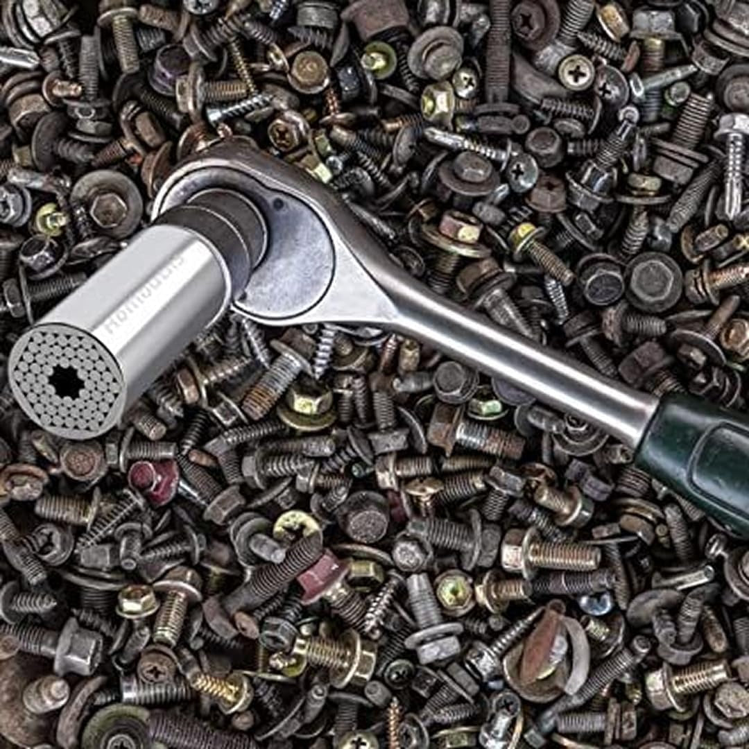 Universal Socket Wrench 7-19mm | Magic Grip Multifunctional Drill Adapter