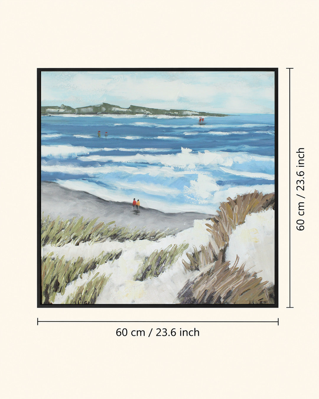 The Tide Between Us Beach Painting