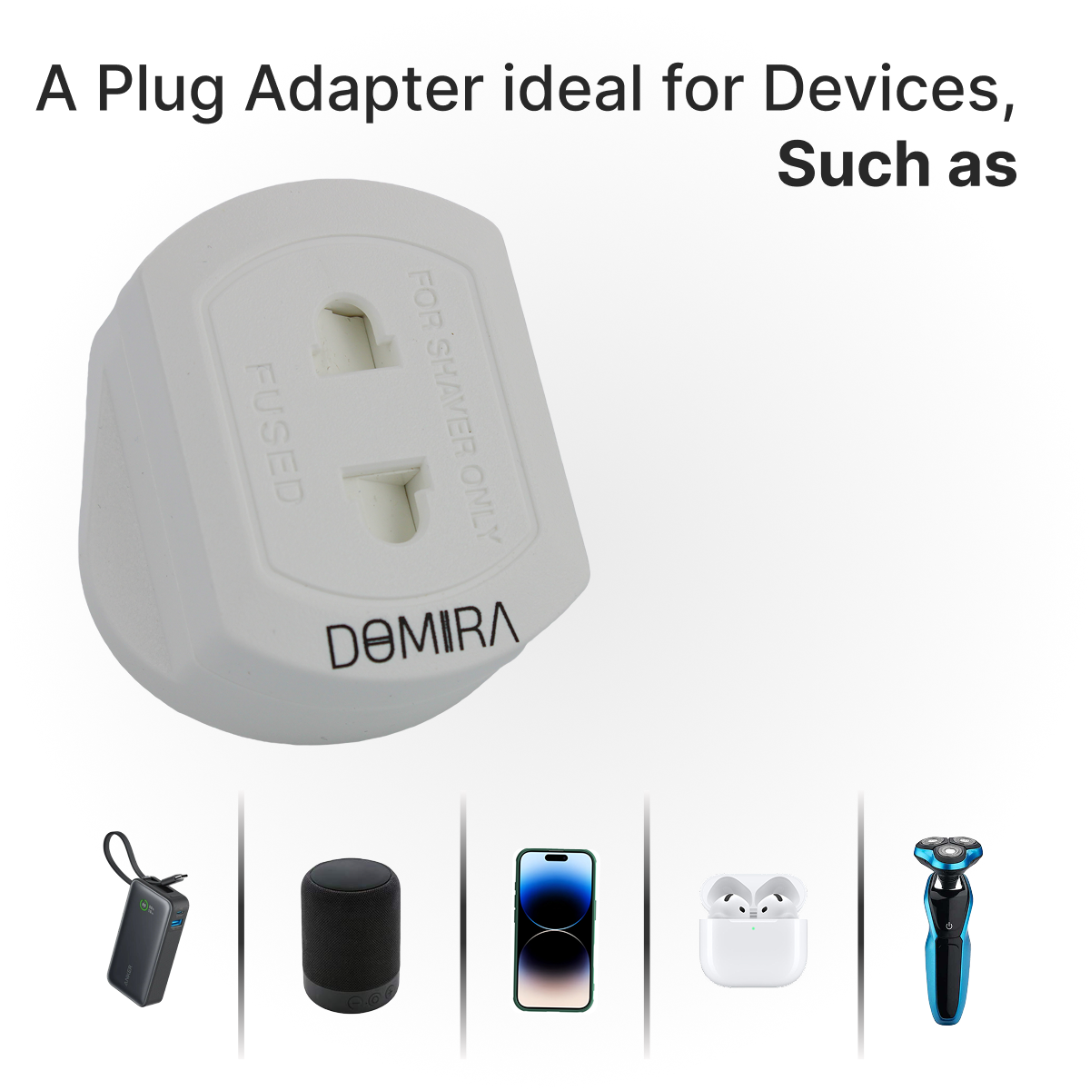 shaver plug adapter