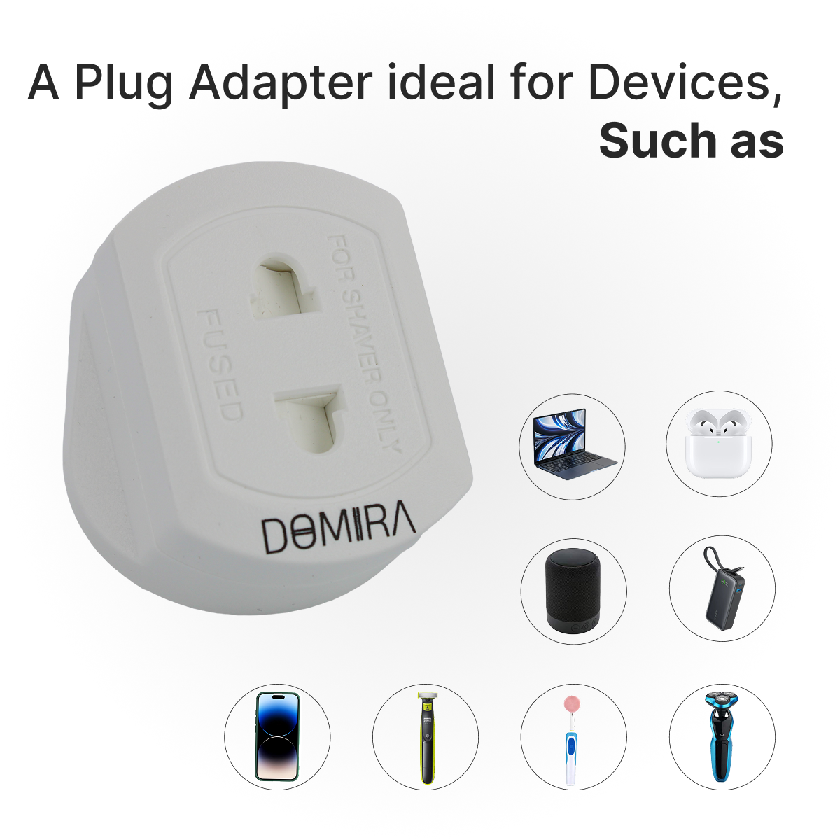 shaver plug adapter