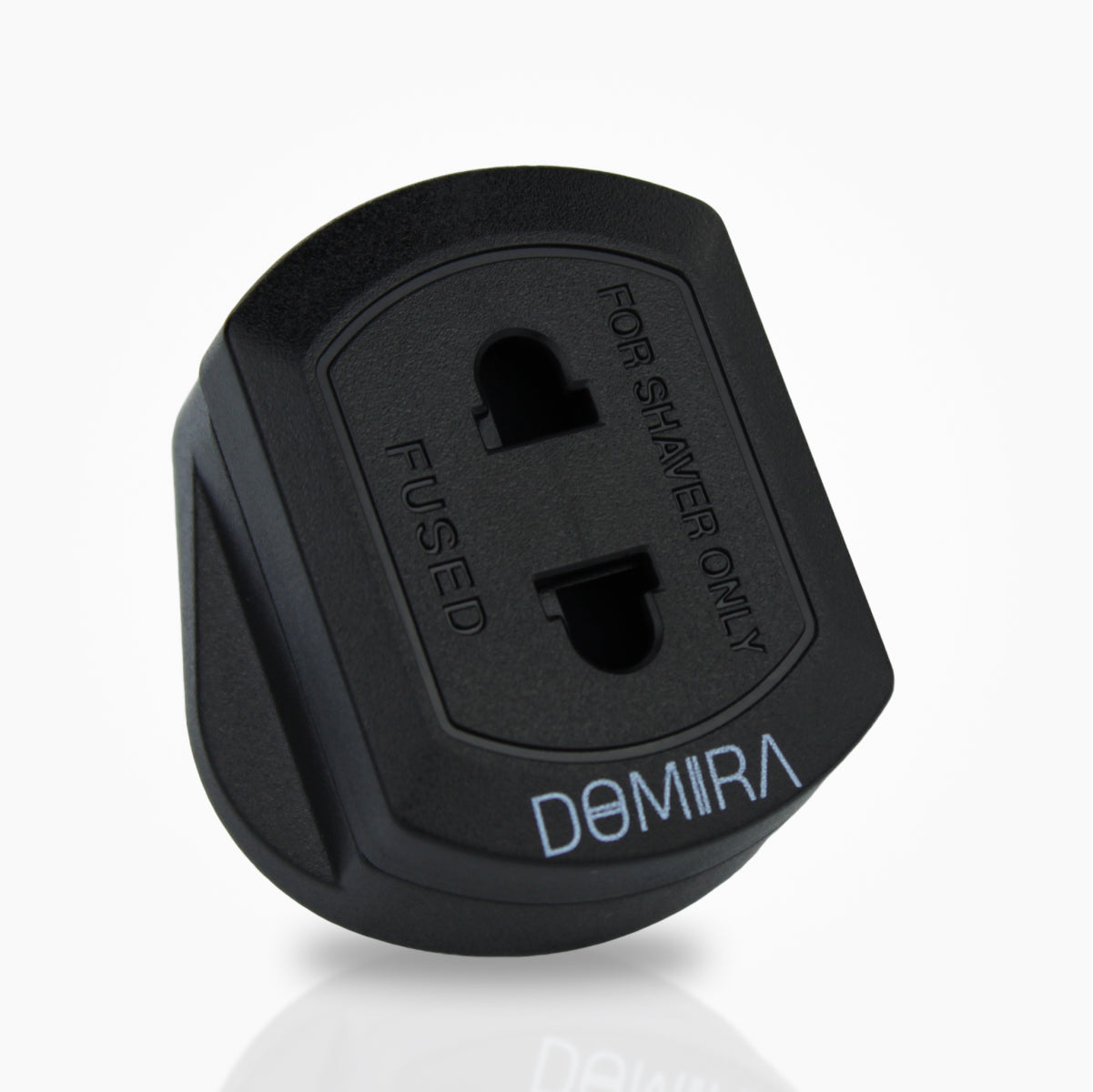 UK 2-Pin to 3-Pin Toothbrush Adapter for Travel Charging – Black