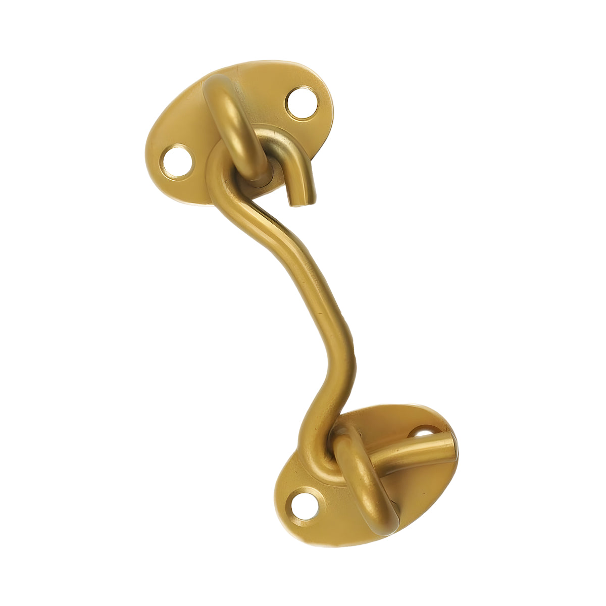 Hook & Eye Latch Brass – Heavy Duty Stainless Steel Door Lock 3-4-6–8 Inch