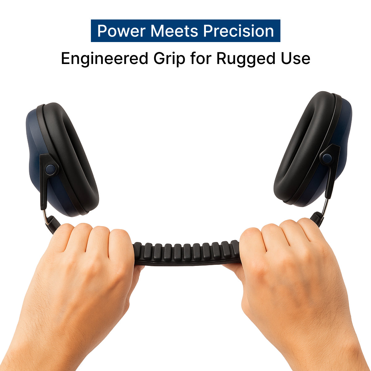 Kids Noise-Cancelling Earmuffs – Adjustable, Comfortable & Soundproof-Dark Blue