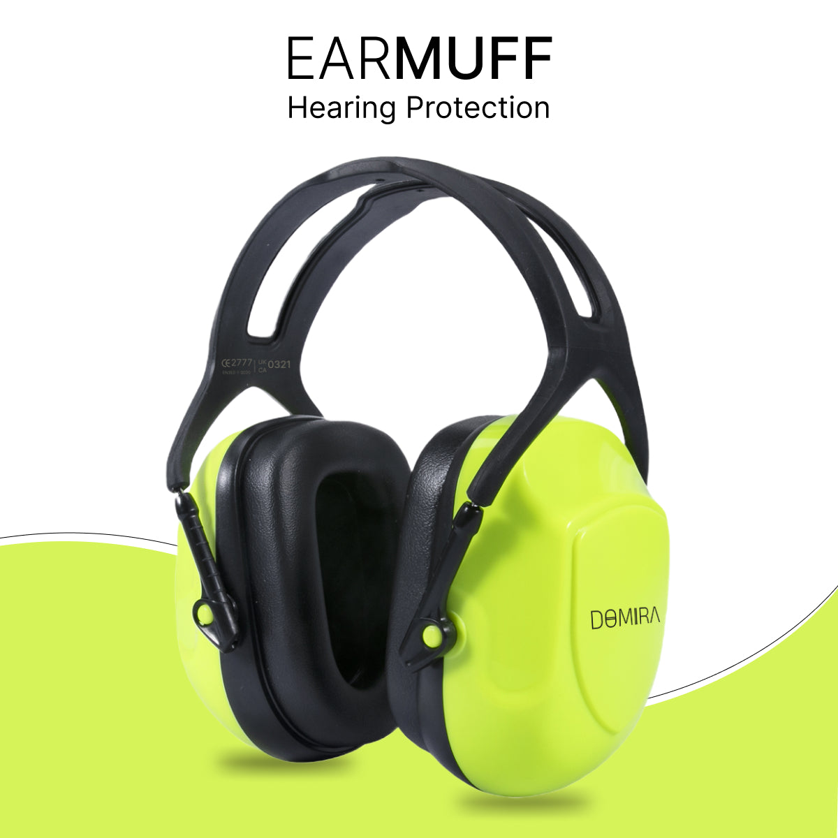 DOMIRA Ear Defenders 37dB – High-Performance Hearing Protection-Light Green