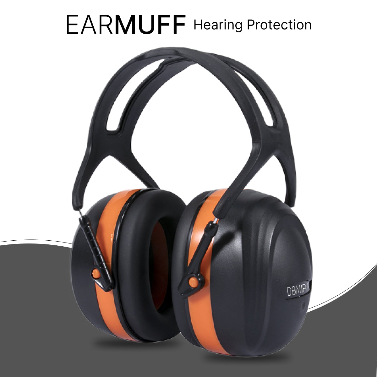 DOMIRA Ear Defenders 37dB – High-Performance Hearing Protection-Orange Black