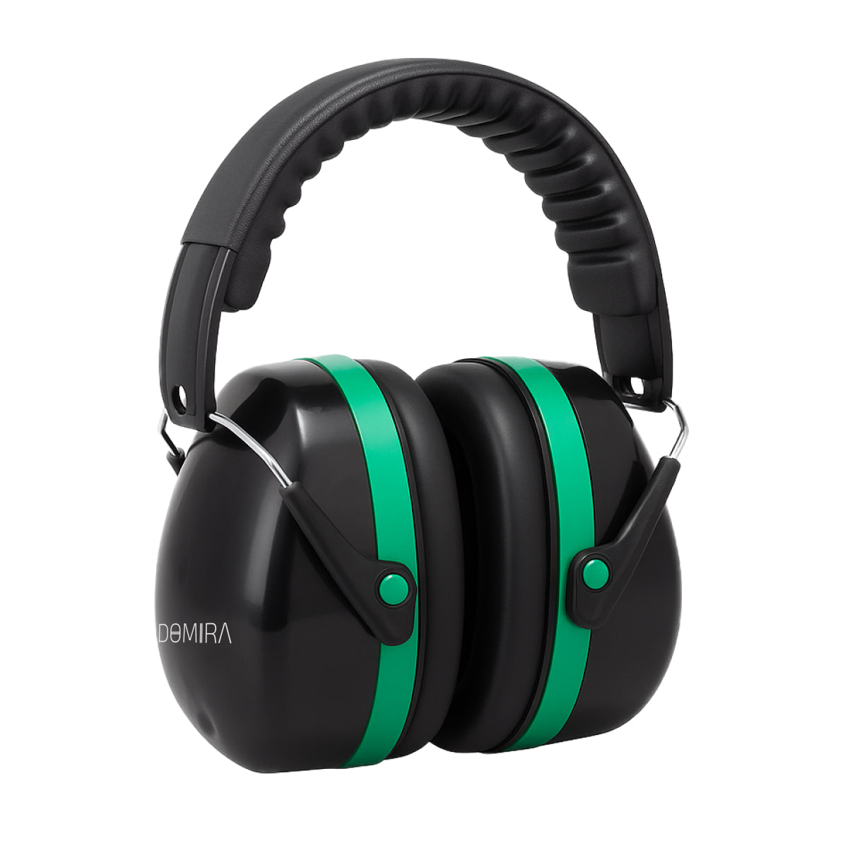 DOMIRA Mini Ear Defenders 35dB – Lightweight Noise Reduction Earmuffs-Green Black