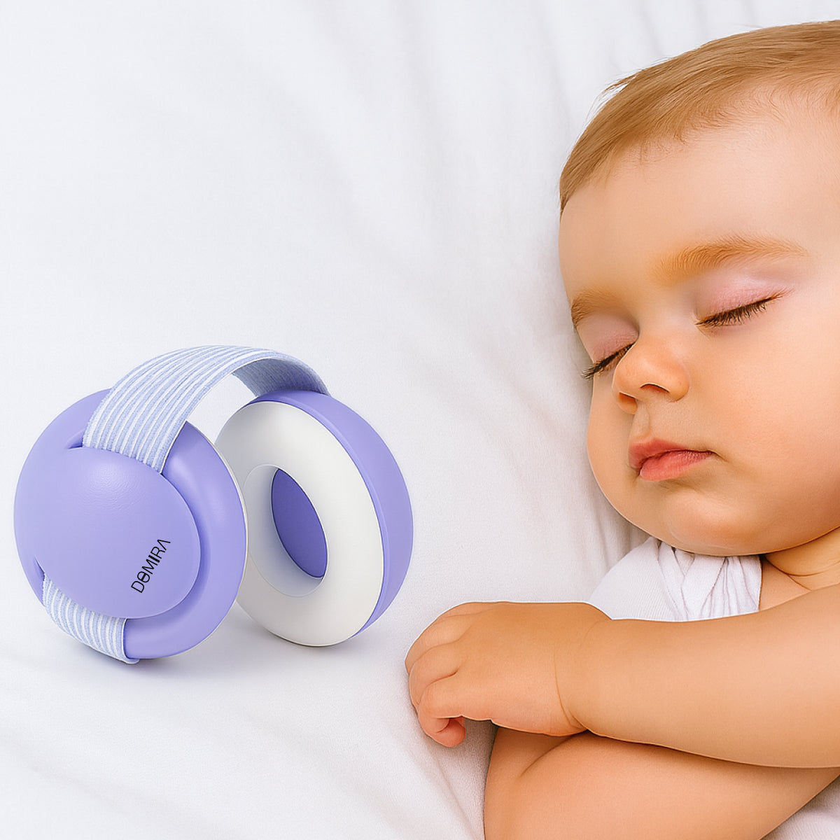 DOMIRA Baby Earmuffs – Hearing Protection for Infants-Blue