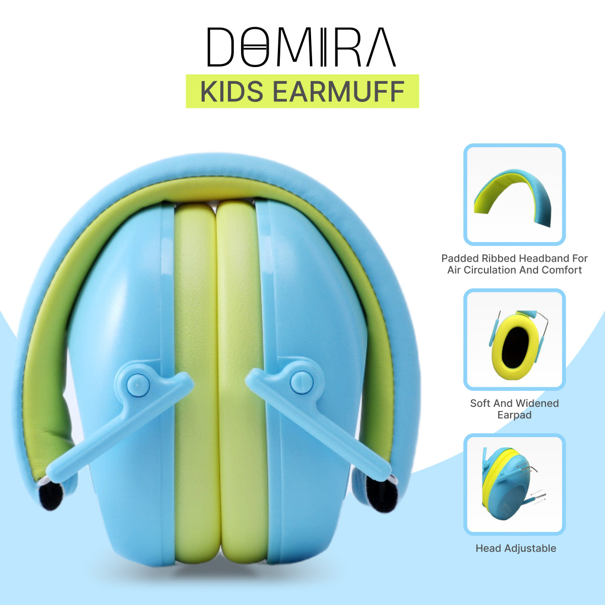 DOMIRA Kids Ear Defenders – Noise Cancelling Hearing Protection-