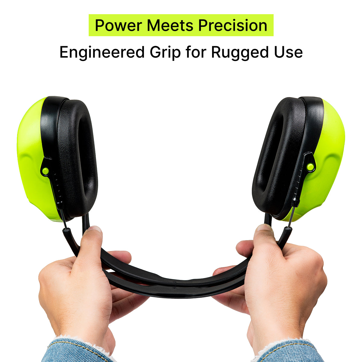 DOMIRA Ear Defenders 34dB – High-Performance Hearing Protection-Light Green