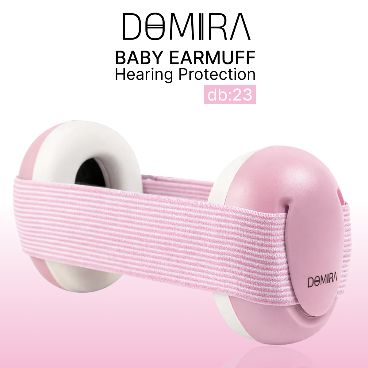 Baby Hearing Protection Ear Defenders 23dB SNR (Pink)