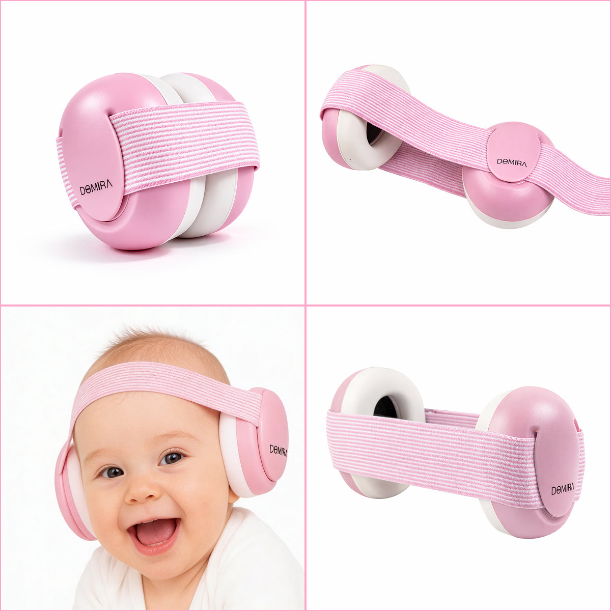 Baby Hearing Protection Ear Defenders 23dB SNR (Pink)