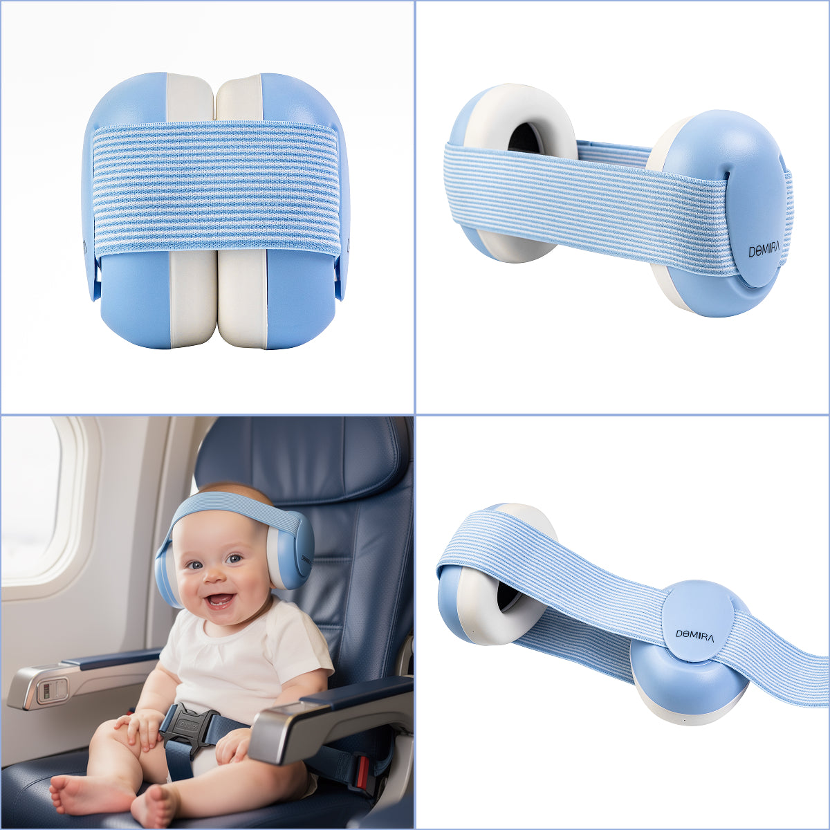 Baby Hearing Protection Ear Defenders 23dB SNR (Blue)