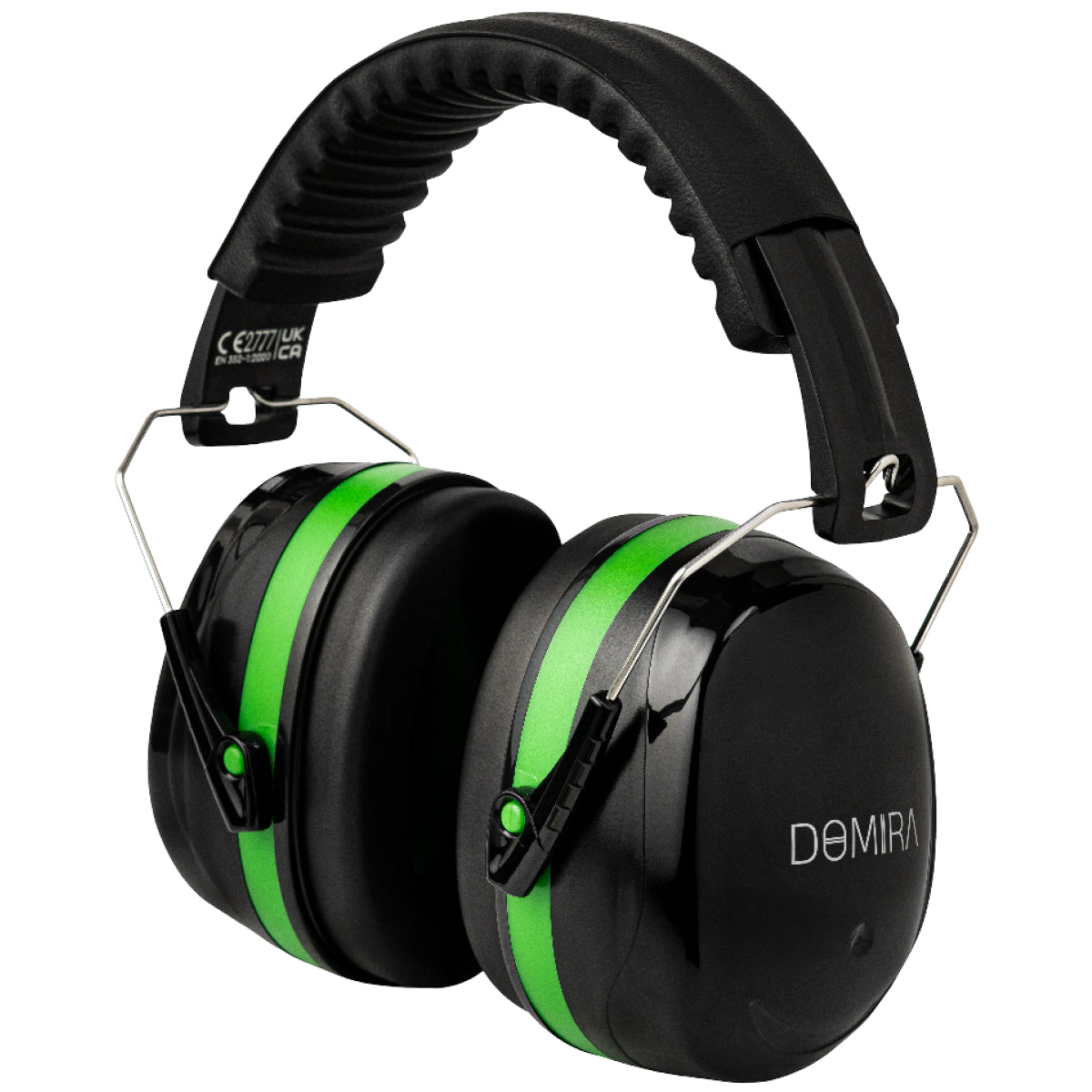 Adult  Ear Defenders 33dB – Lightweight Noise Reduction Earmuffs (Green/Black)