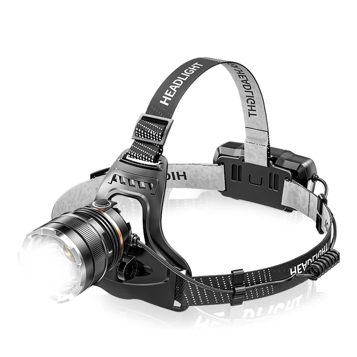 Rechargeable IP65 Waterproof LED Headlamp with P50 Strong Headlight