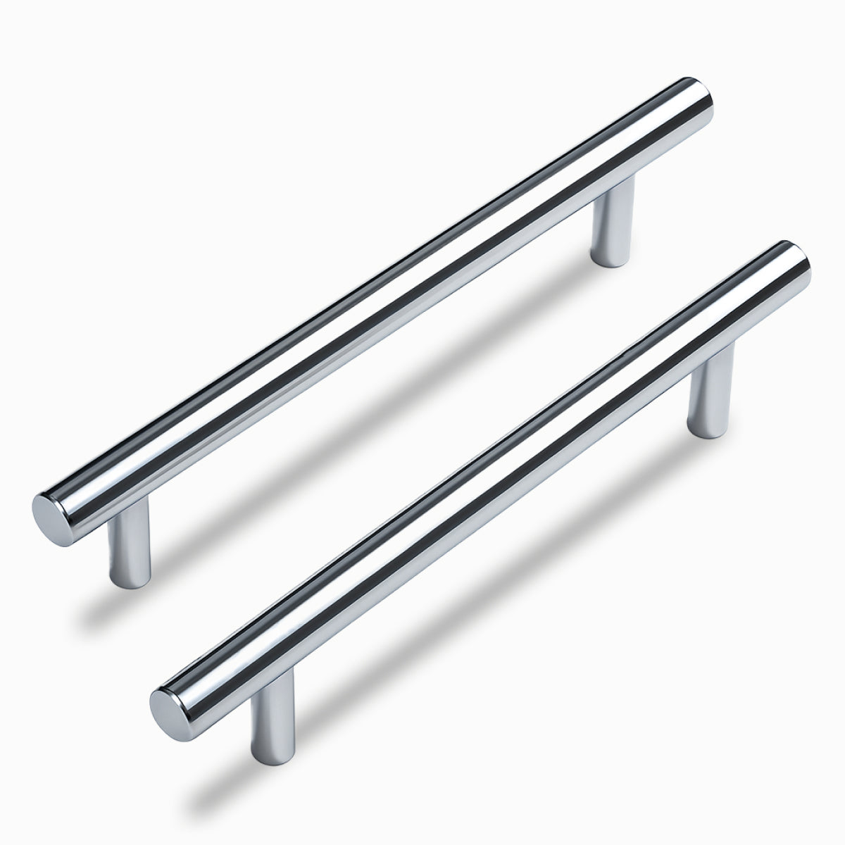 Premium Chrome Wardrobe Handles-Pack of 2 -160mm for Kitchen, Drawers