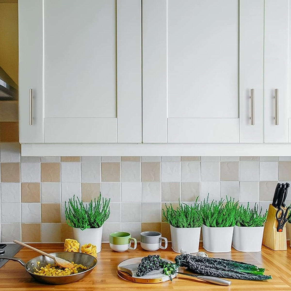 Premium Chrome Wardrobe Handles-Pack of 2 -160mm for Kitchen, Drawers