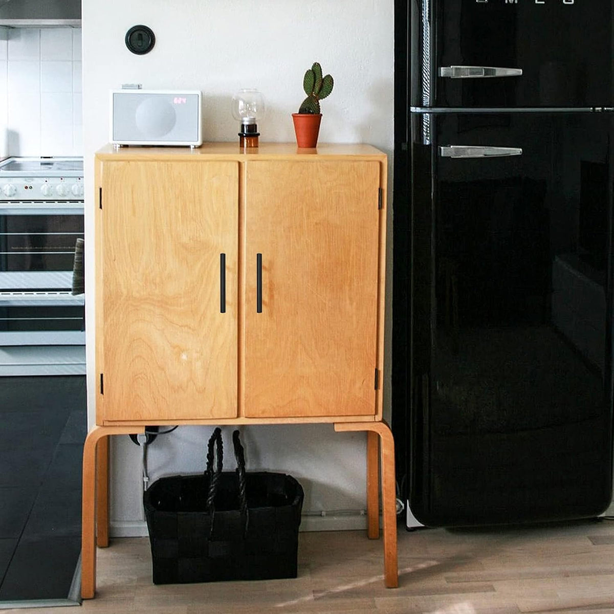 Premium Chrome Wardrobe Handles-Pack of 2 -160mm for Kitchen, Drawers