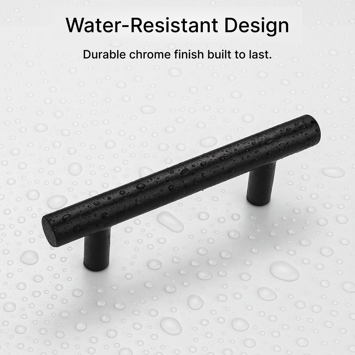 Black Wardrobe Handles -Pack of 10 – 96mm & 128mm Premium Pulls for Kitchen Drawers