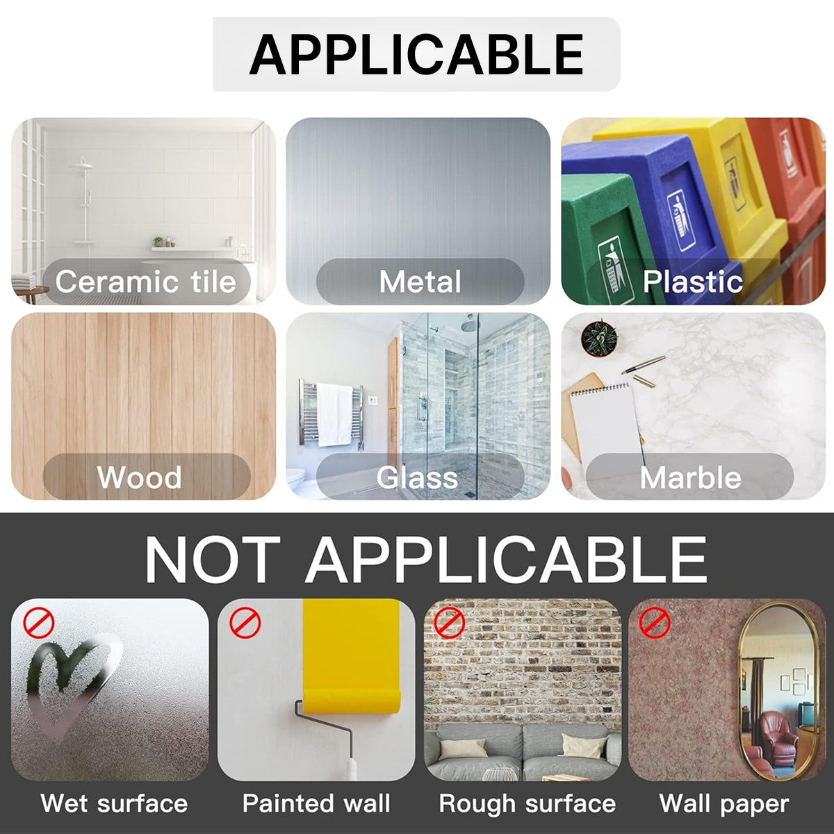 Transparent Nano Double-Sided Tape 5M – 2mm Thick, 2cm Wide, Reusable